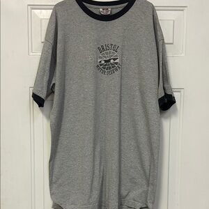 (👀 3 For $20) Bristol Motor Speedway Gray Ringer T-Shirt